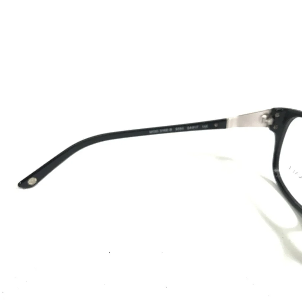 Versace MOD. 3168-B 5050 Eyeglasses Frame Black Silver Round Cat Eye 54-17-135